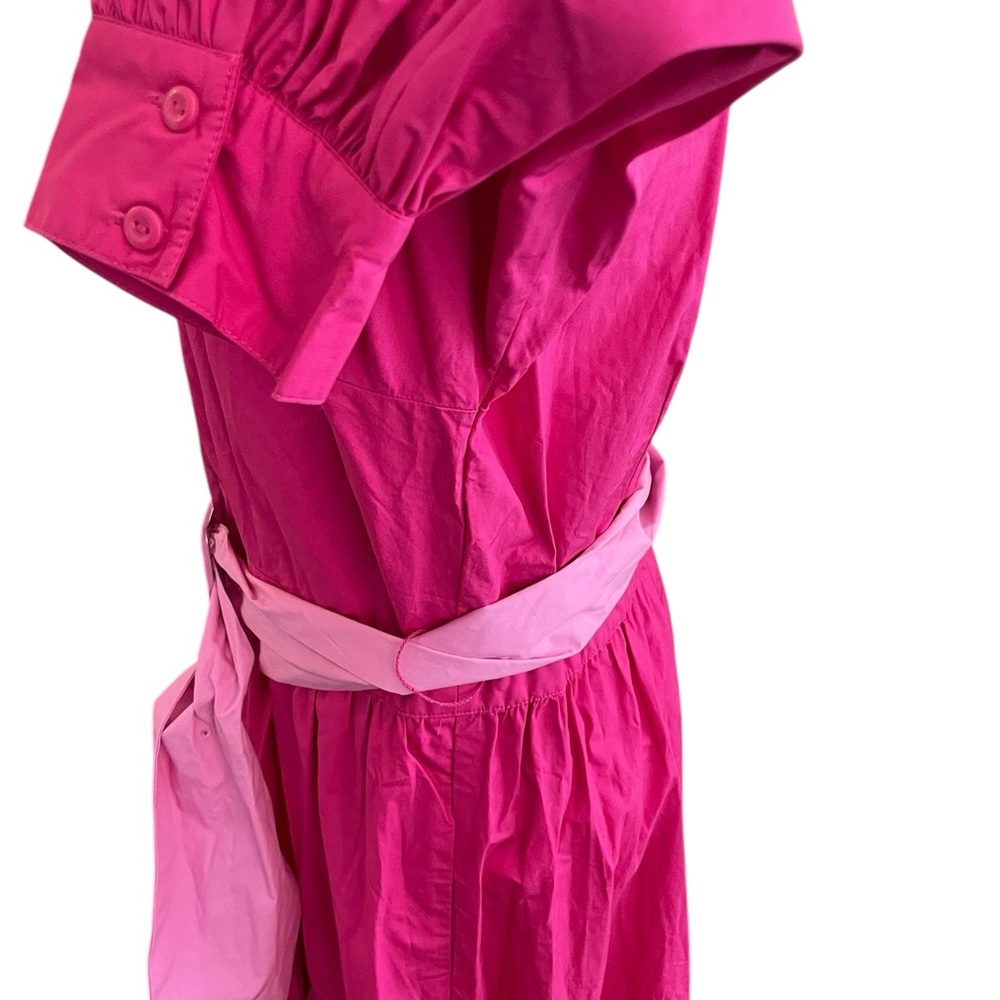 Christopher John Rogers x Target Two-Tone Pink Midi Shirt Dress New With Tags - Picture 11 of 16